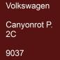 Preview: Volkswagen, Canyonrot P. 2C, 9037.